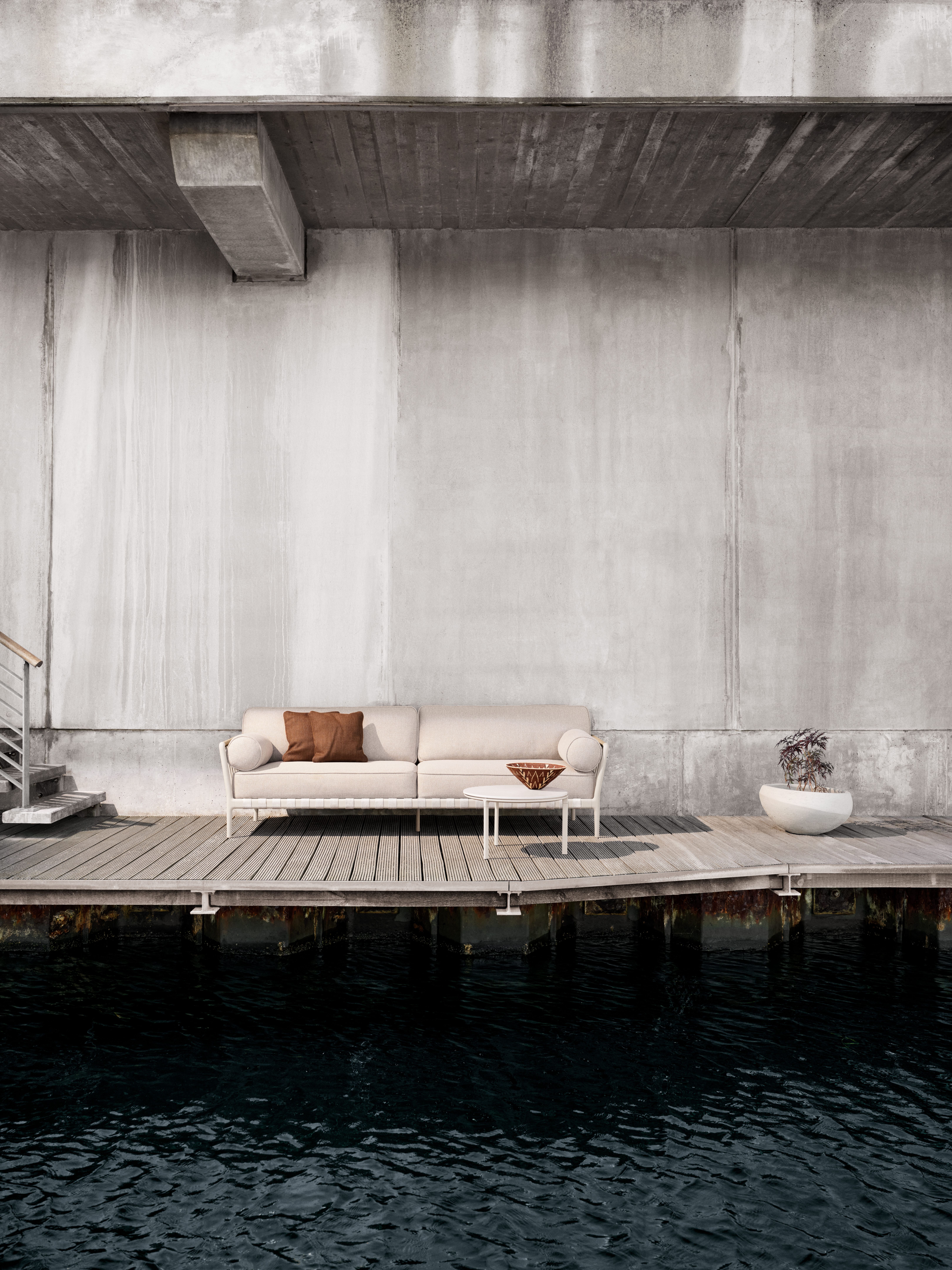 Open-Air Outdoor Sofa offenes Ende links Vipp
