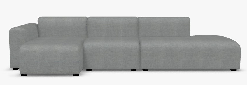 Mags Sofa 3-Sitzer Kombinations 3 Armlehne niedrig HALLINGDAL 116 Hay EINZELSTÜCK