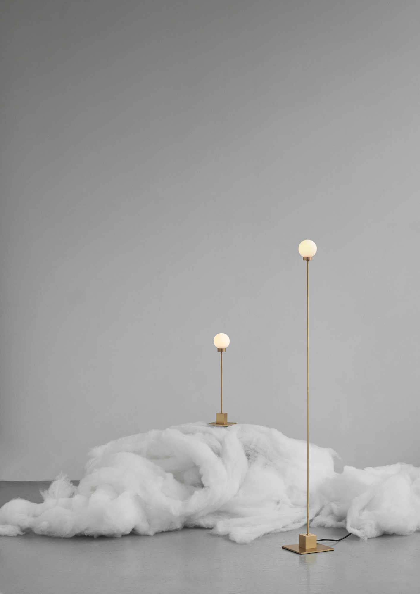Snowball Floor LED Stehleuchte Weiß Northern EINZELSTÜCK