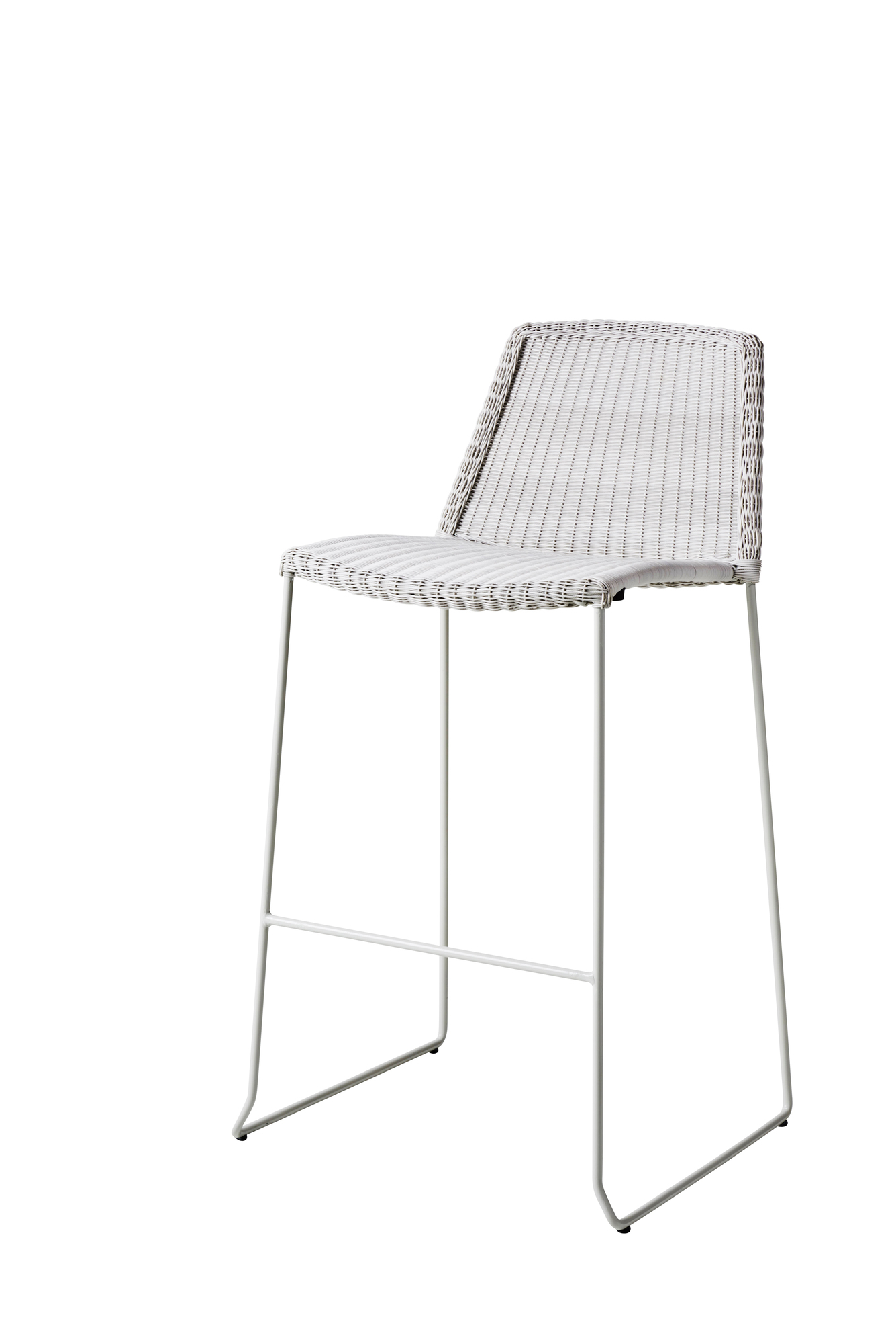 Breeze Outdoor Barhocker weiss grau Cane-Line
