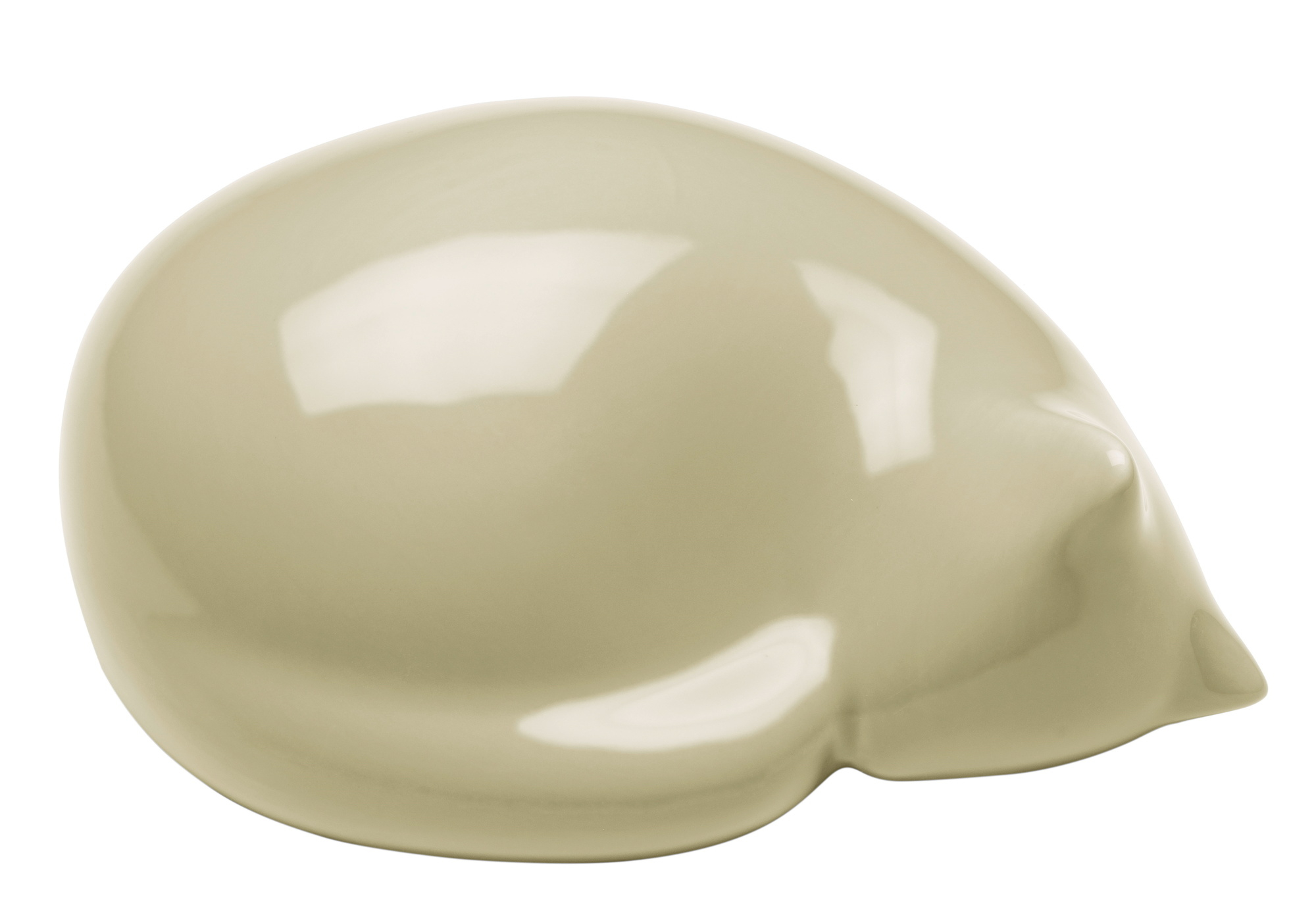 Resting Cat Figur klein Vitra Beige