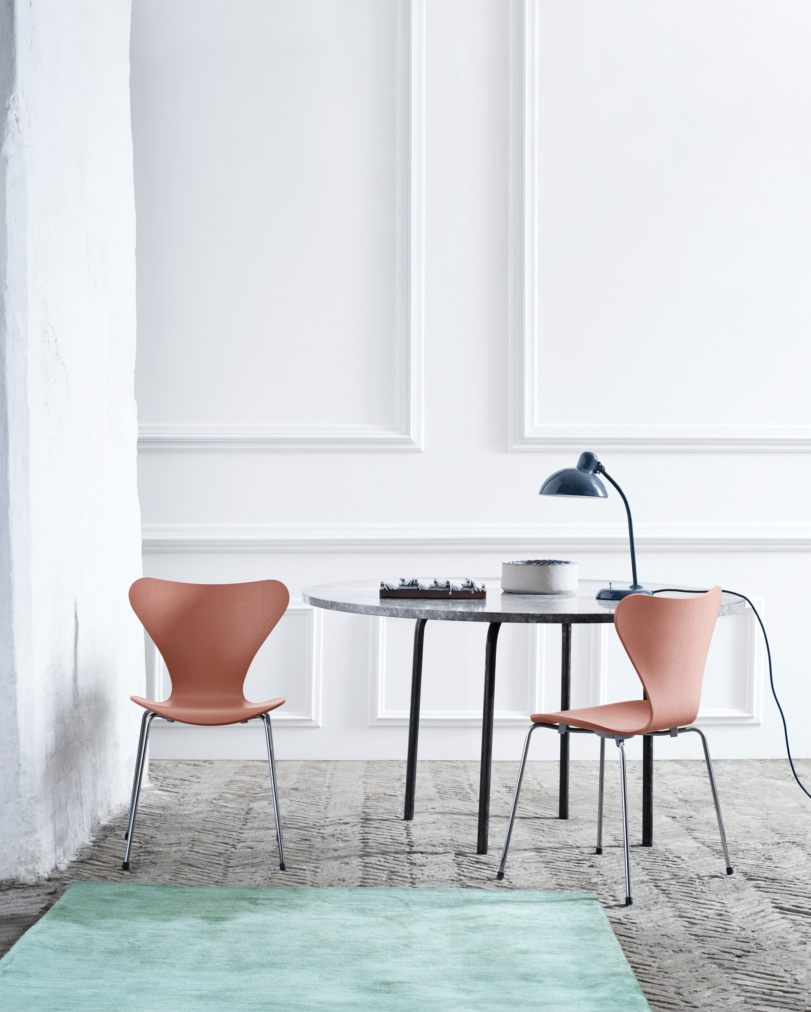 6556 T Tischleuchte KAISER idell Fritz Hansen schwarz matt