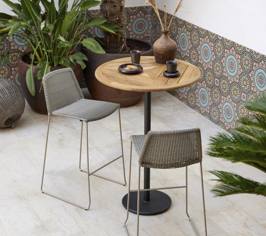 Breeze Outdoor Barhocker Cane-Line Taupe