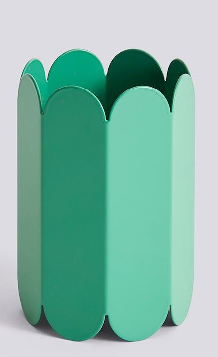 Arcs Vase S Grün Hay
