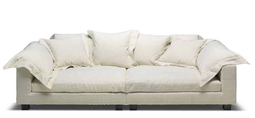 Nebula Nine Sofa 280x110 cm 3-Sitzer Sofa Moroso Diesel Fasern - Indigo blau
