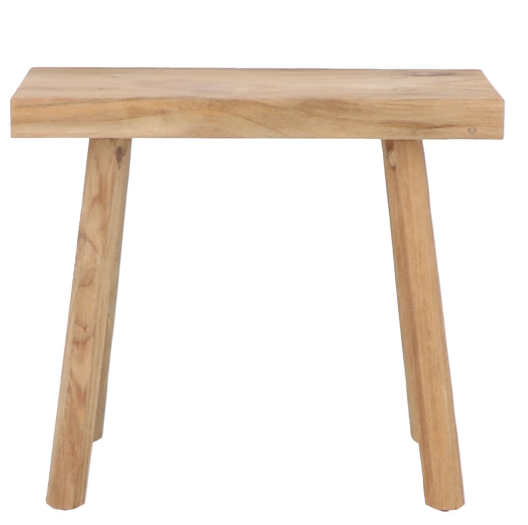 Milo Hocker von Jan Kurtz für den Außenbereich, aus hellem Akazienholz.