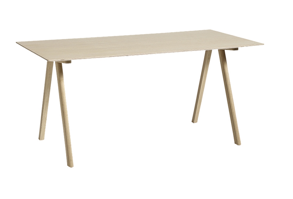 Copenhague Table CPH 10 Tisch Hay Eiche wasserbasierter lack / Platte Linoleum off white MDF Kante