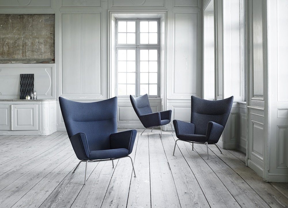CH445 Wing Chair Sessel Carl Hansen & Søn Mood 1101
