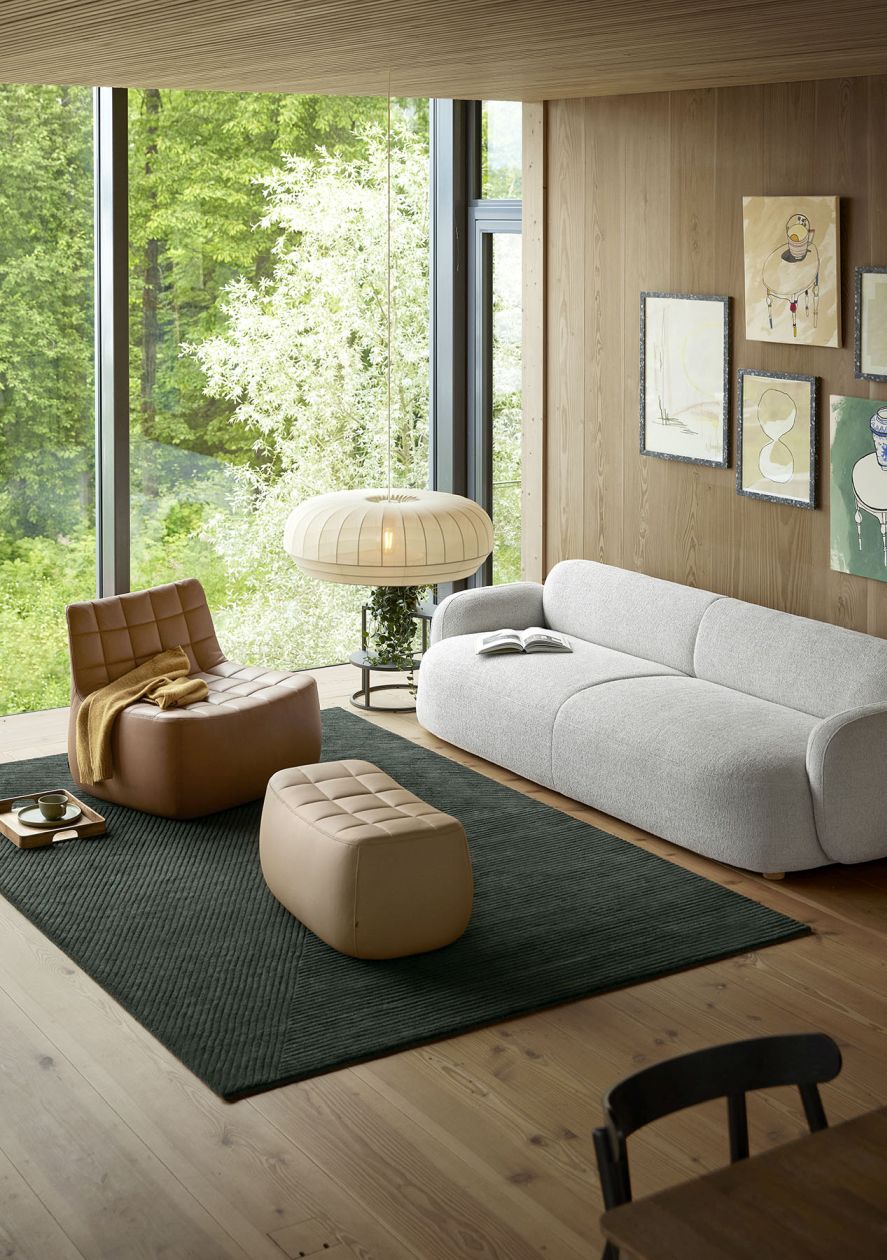Gem Sofa 3-Sitzer hellgrau Northern