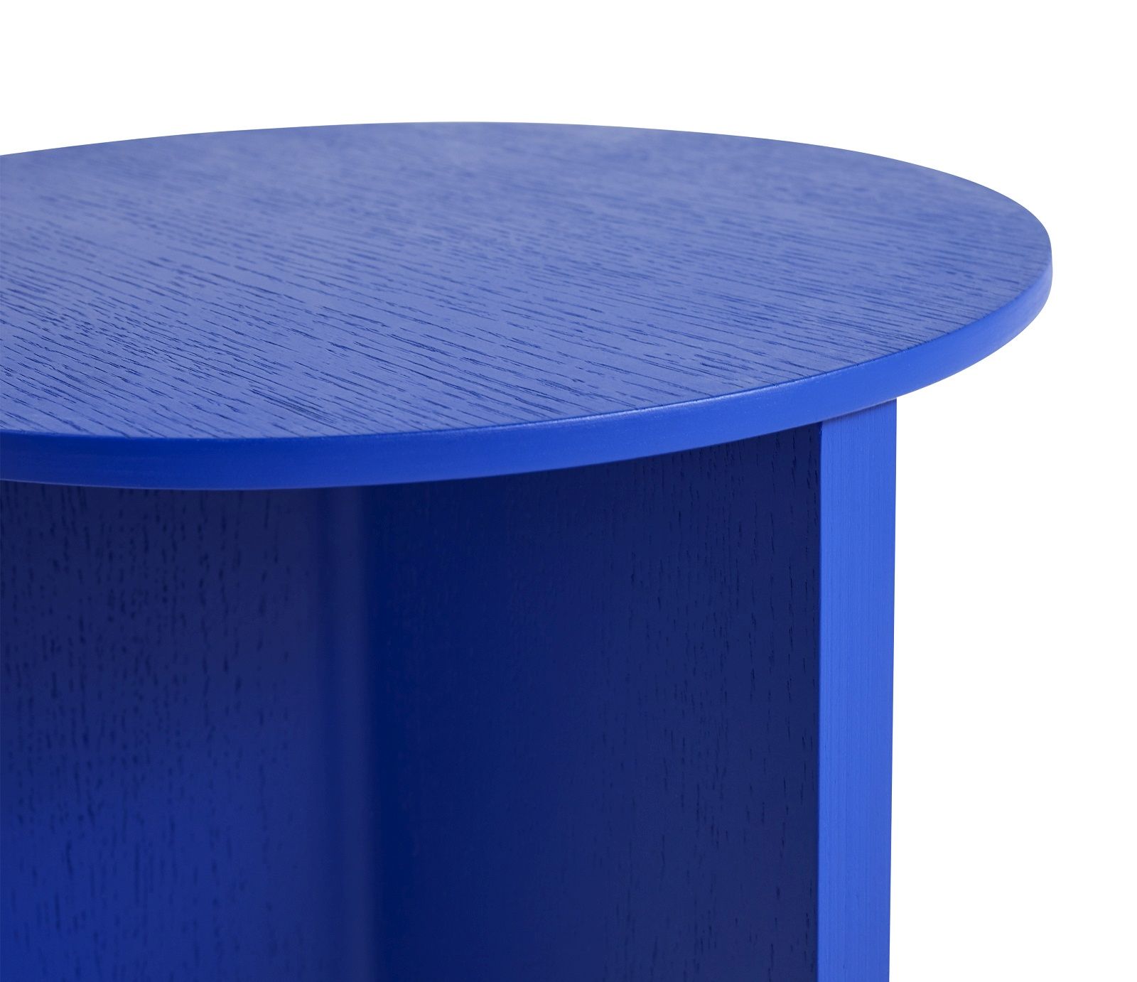 Slit Table Wood Round High Beistelltisch / Couchtisch Hay 