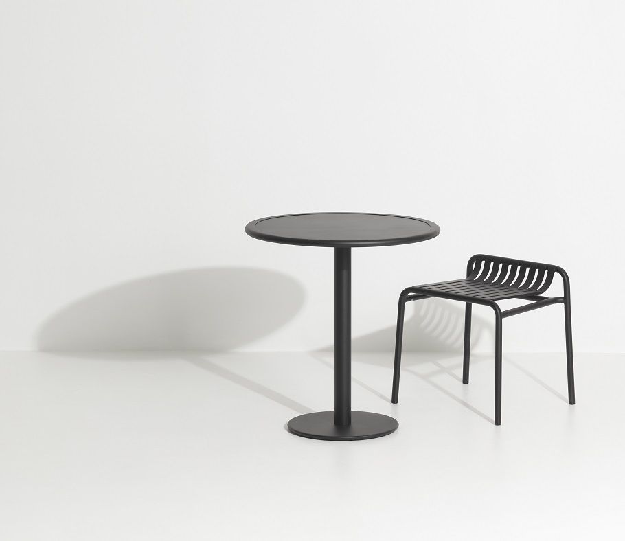 Week-End Stool Hocker Petite Friture Schwarz