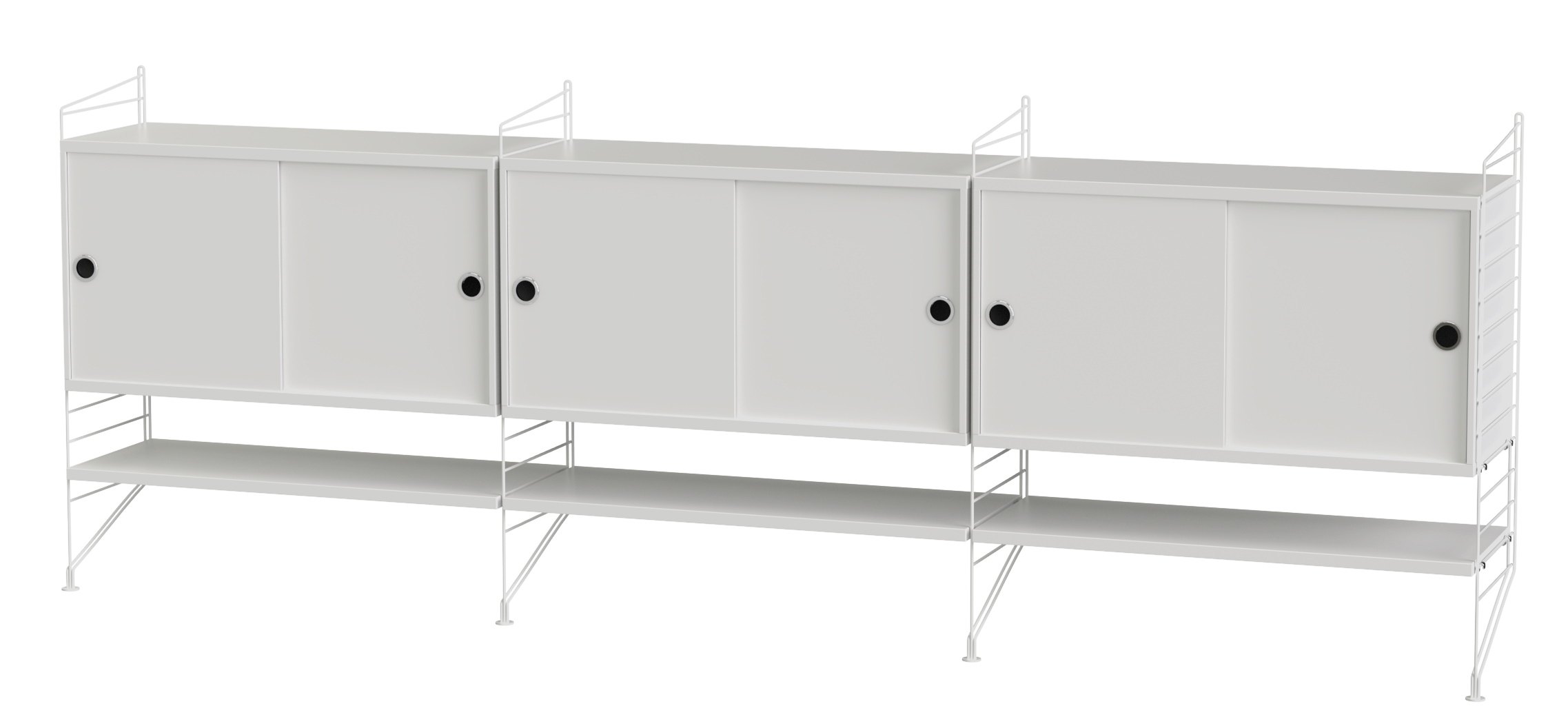 String Wohnzimmer Wand Regalsystem F String Furniture 