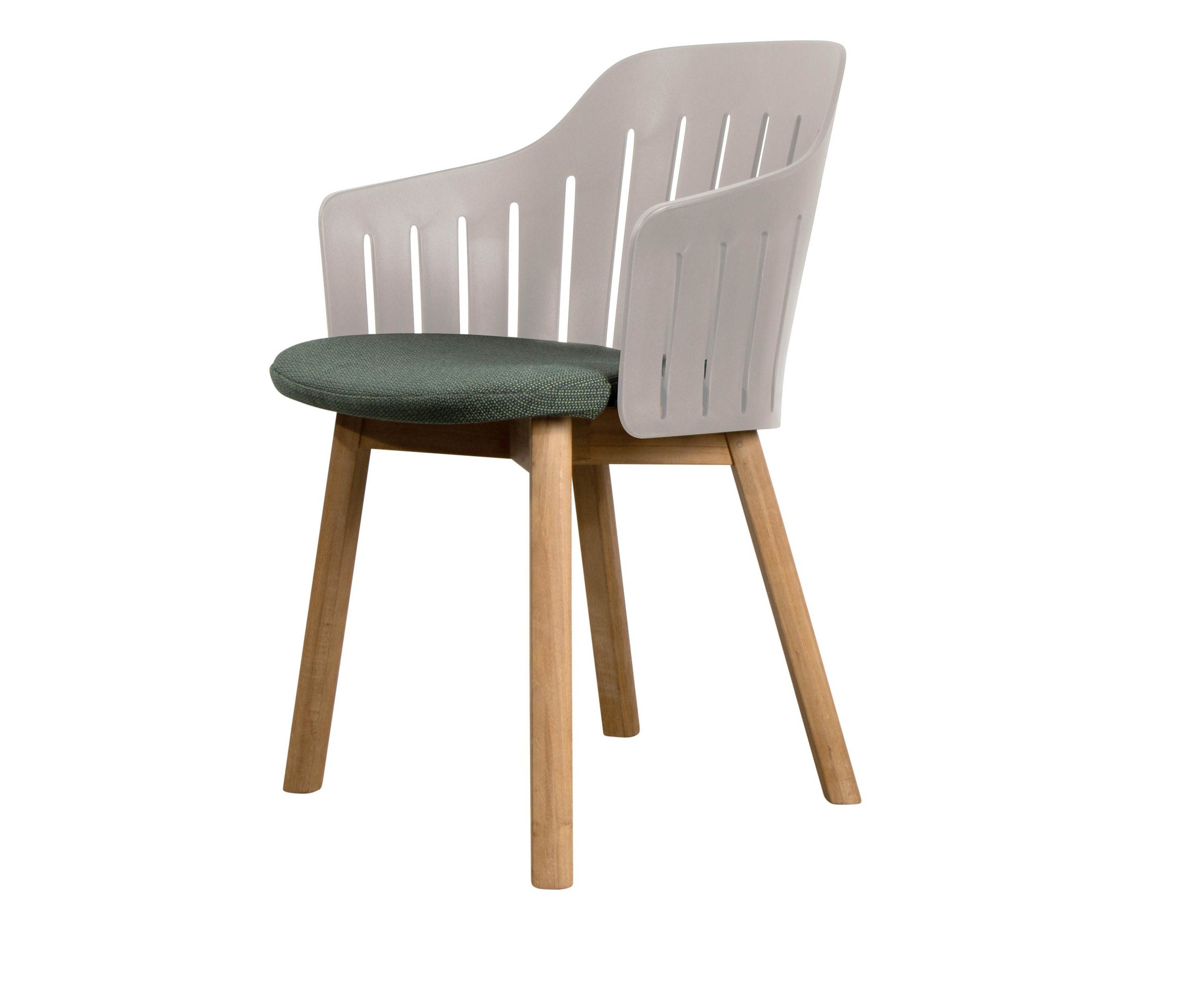 Choice Outdoor Stuhl Teakgestell 4 Beine Taupe Cane-Line