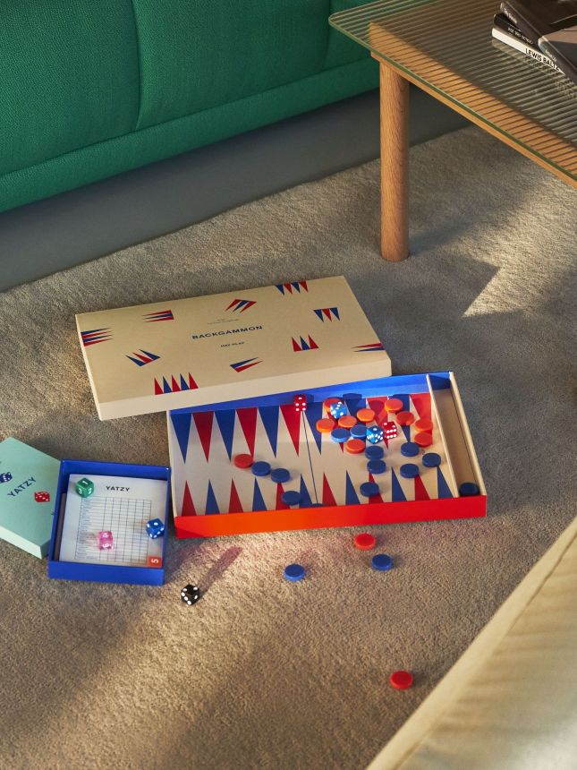 Play Backgammon Off-white Hay EINZELSTÜCK