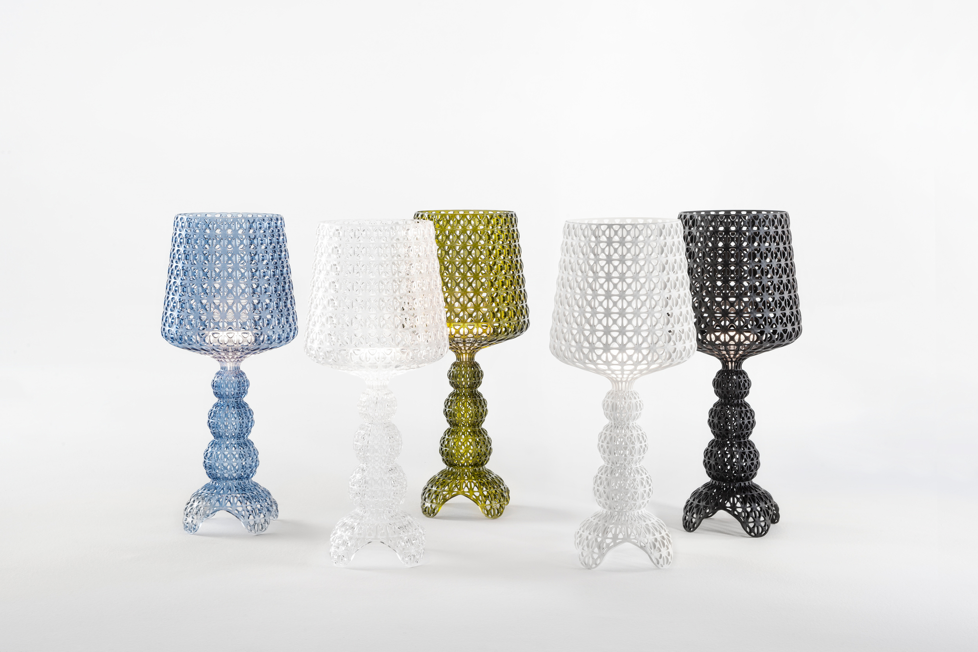 Mini Kabuki Tischleuchte glasklar Kartell