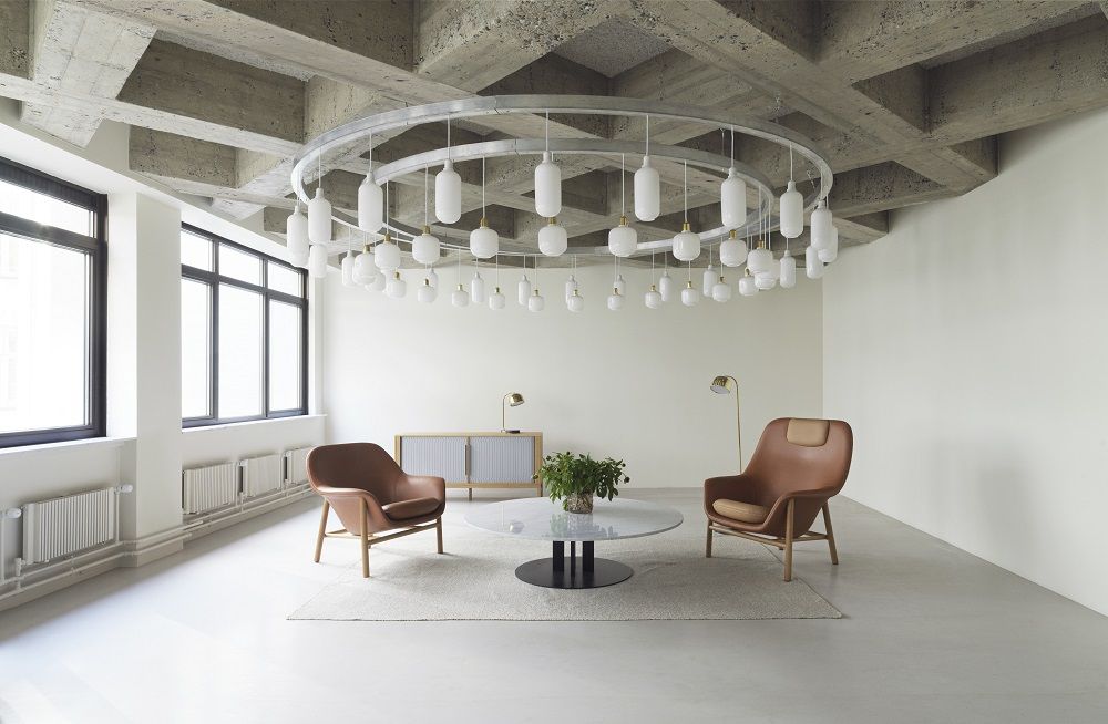 Drape Lounge-Sessel Hoch mit Kopfstütze Normann Copenhagen