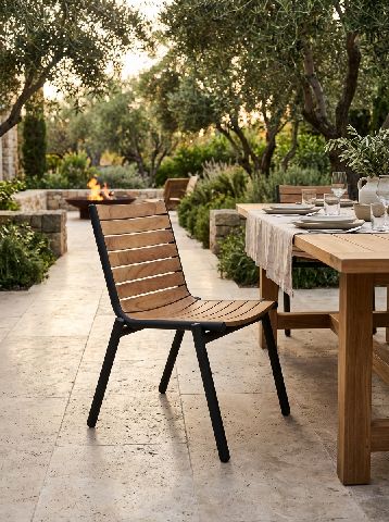 Pilotis Stuhl Teak Outdoor Fermob