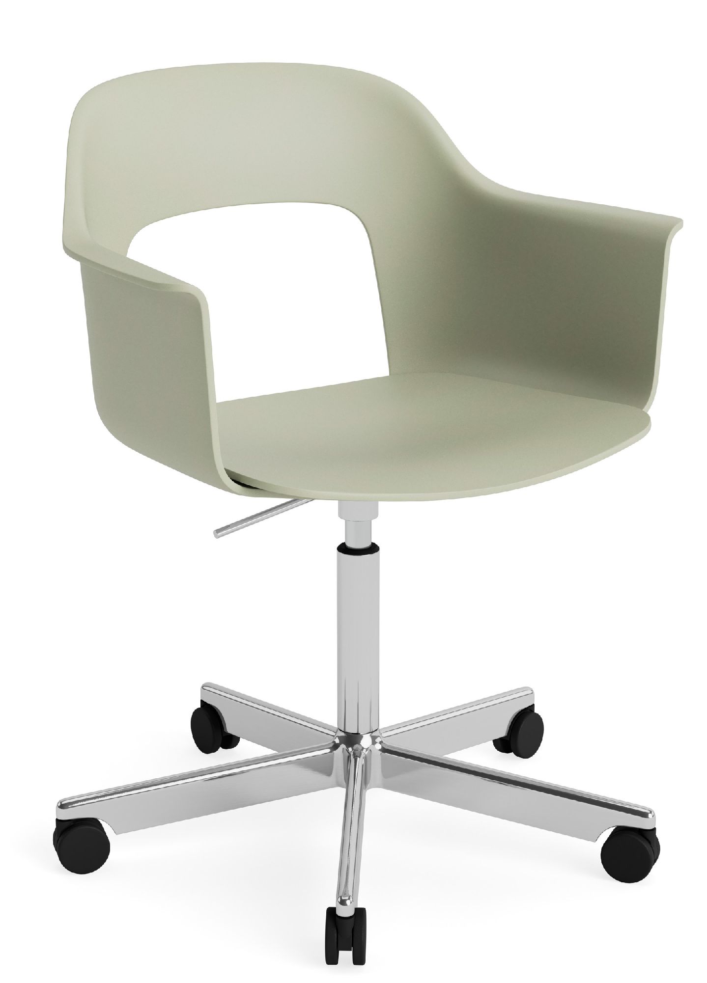 Layout Armchair 241 Armlehnstuhl 5-Sternfuß Drehmechanismus mit Gasfeder Hay