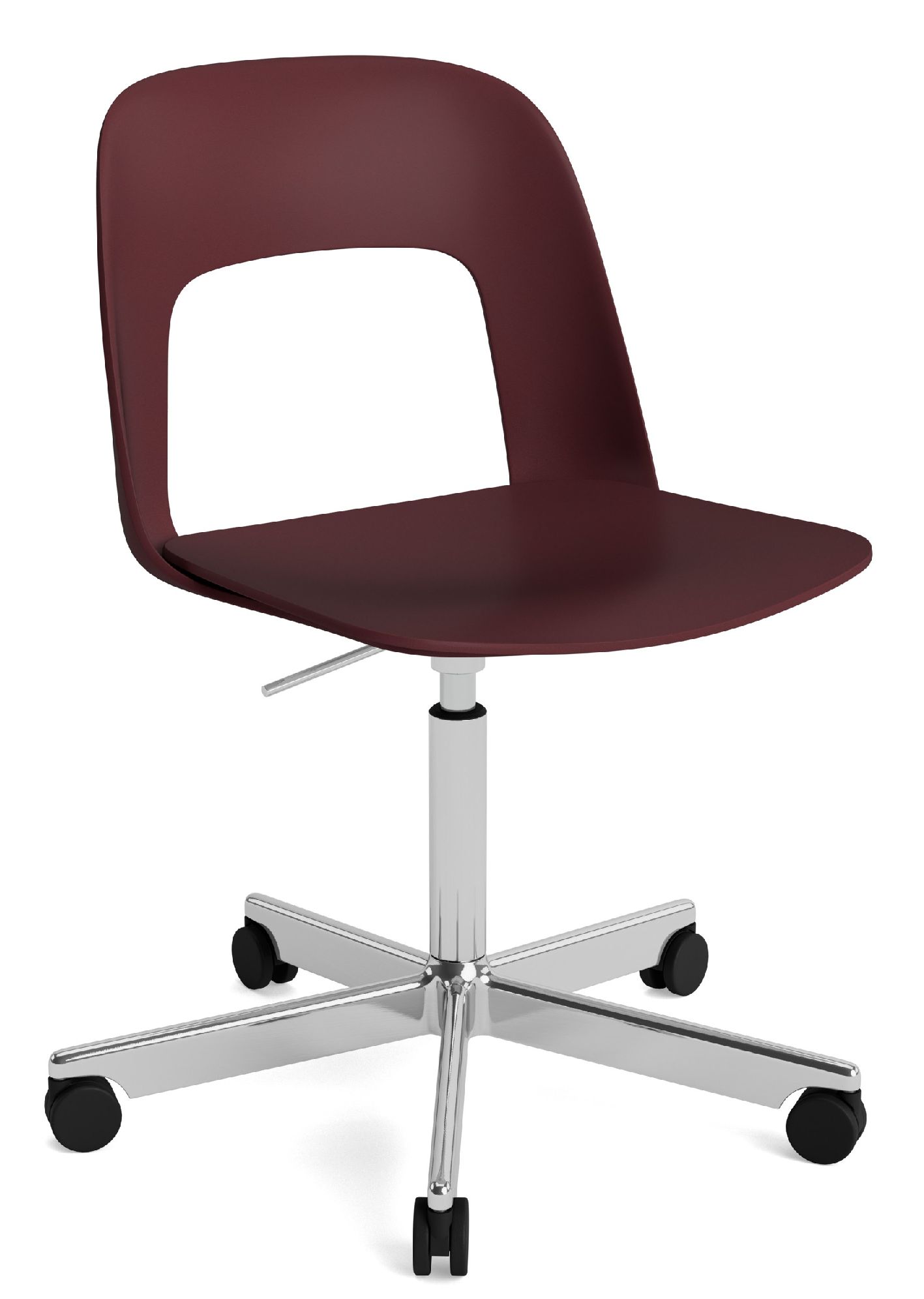 Layout Side Chair 141 5-Stern Drehfuß Stuhl Hay