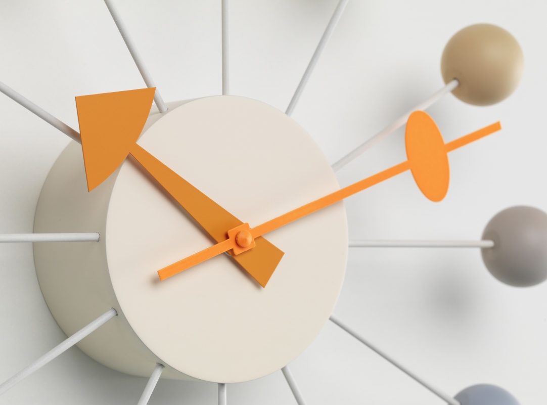 Ball Clock Wanduhr Sunrise Vitra LIMITED EDITION  