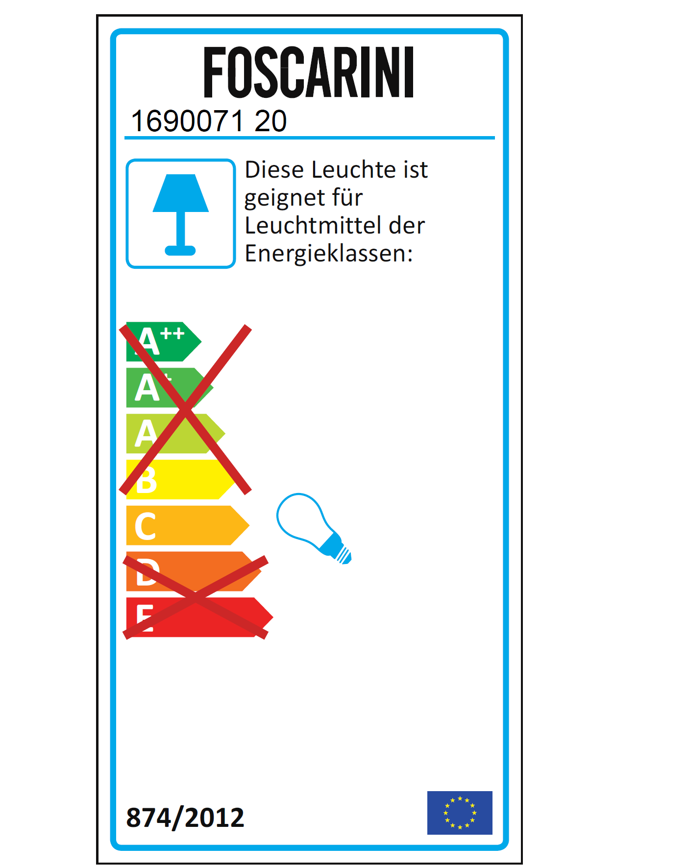 Allegro Ritmico Deckenleuchte Foscarini