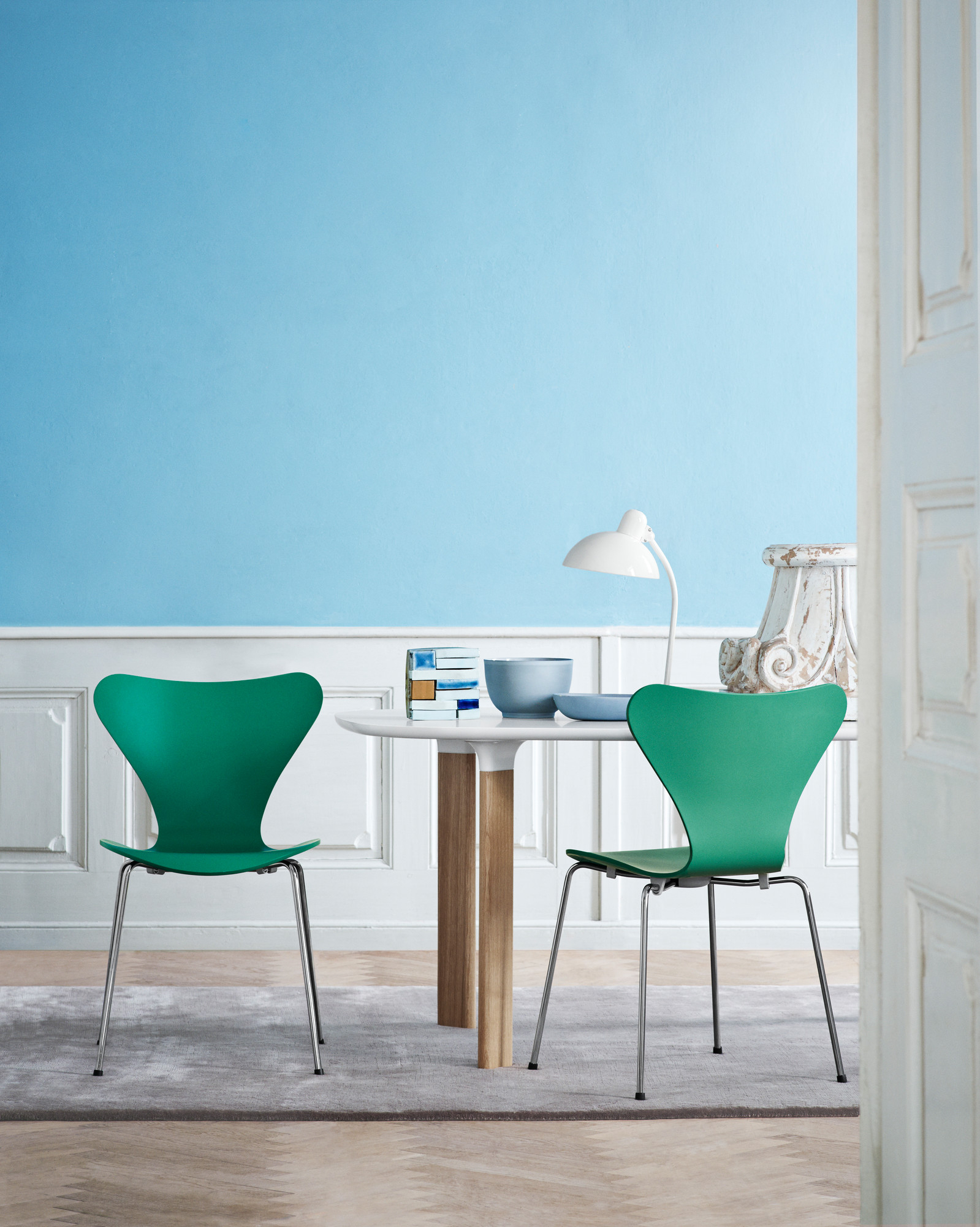 6556 T Tischleuchte KAISER idell Fritz Hansen schwarz matt