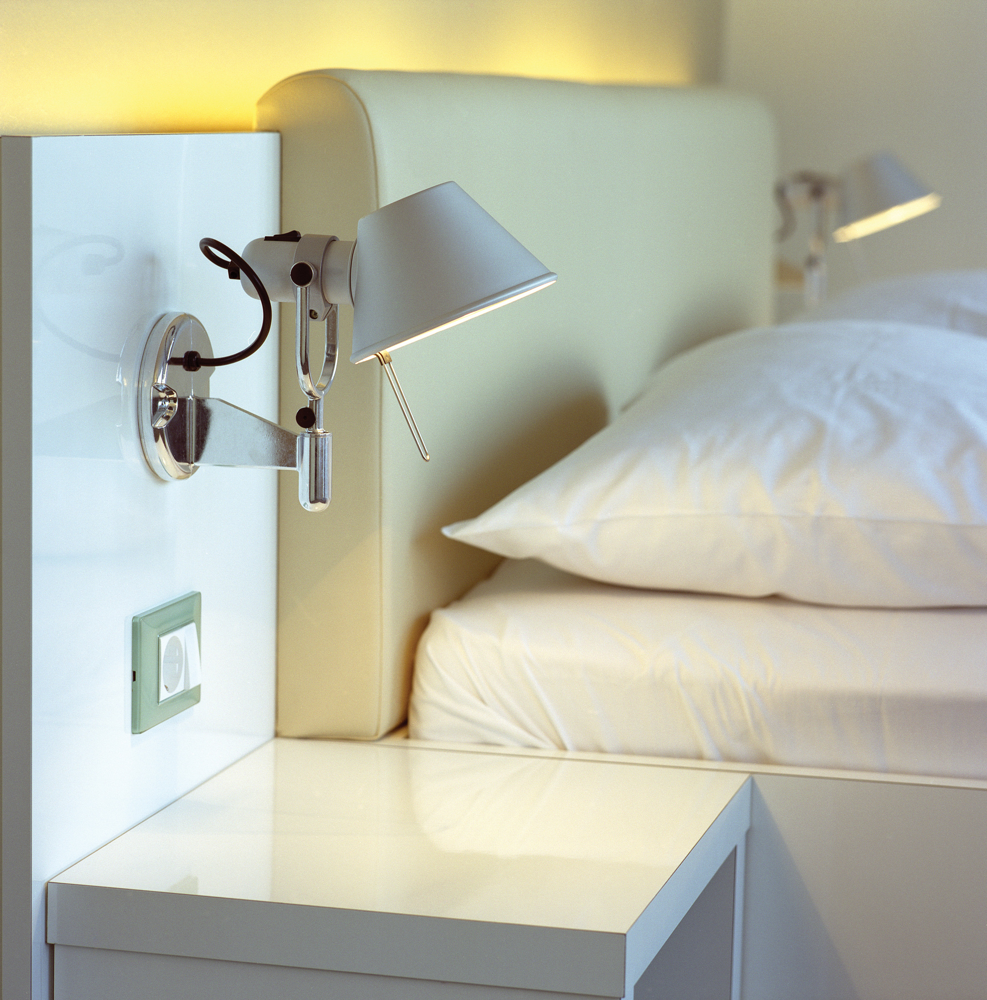 Tolomeo Faretto Wandleuchte Aluminium mit An/Aus Schalter Artemide