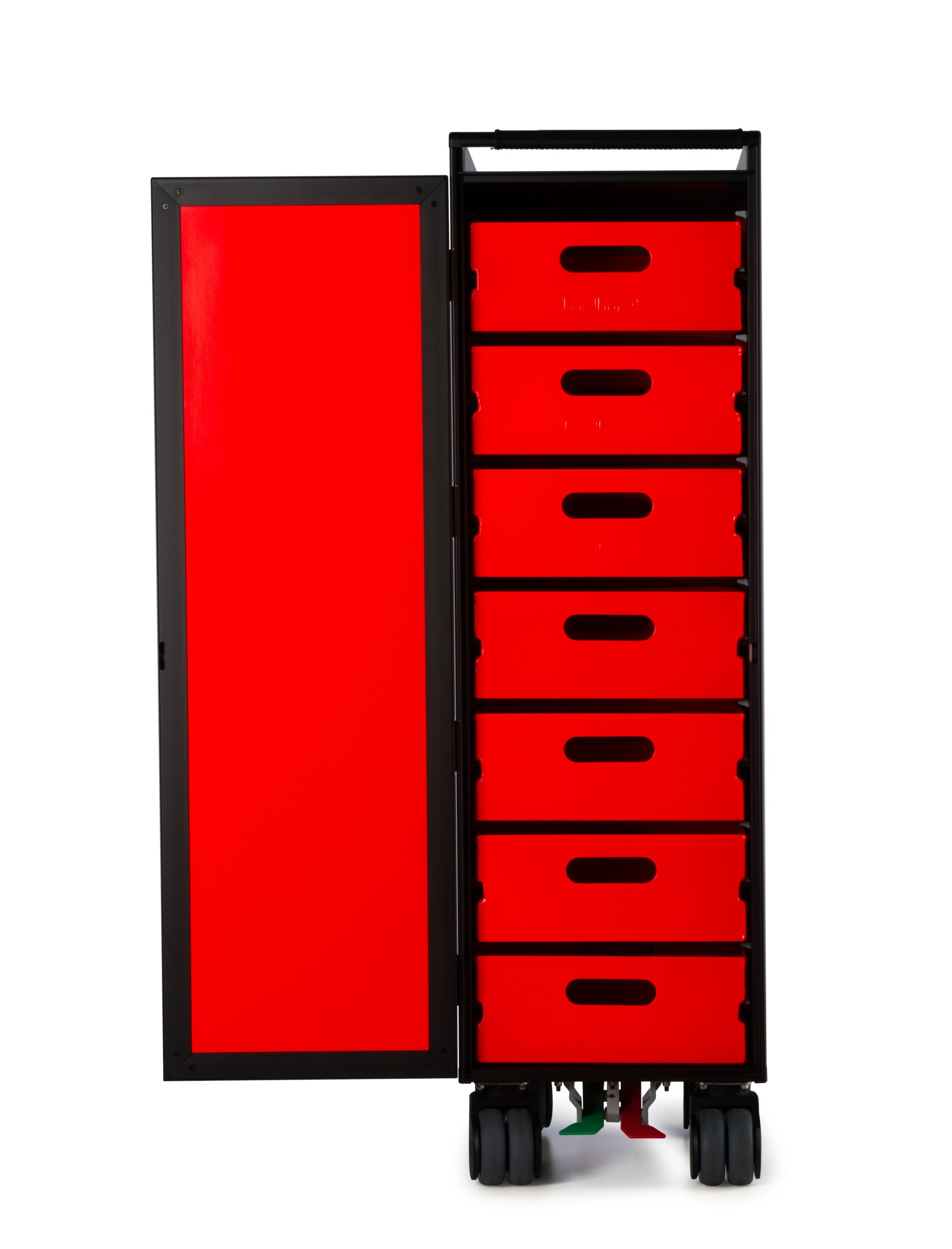 Voyager Flugzeugtrolley Neonblack inkl. Storage Equipment Bordbar