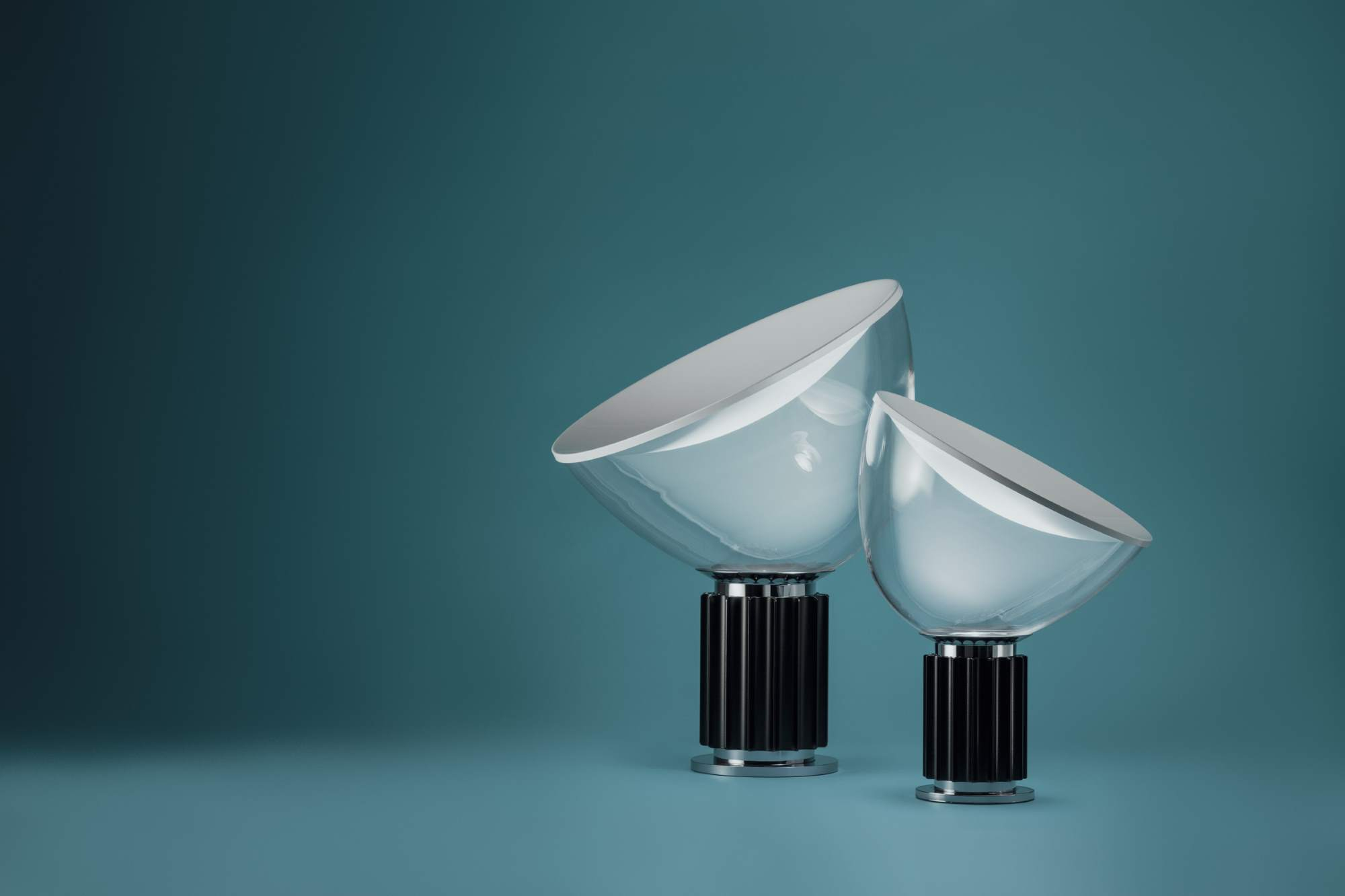 Taccia Small LED Tischleuchte Schwarz Flos EINZELSTÜCK
