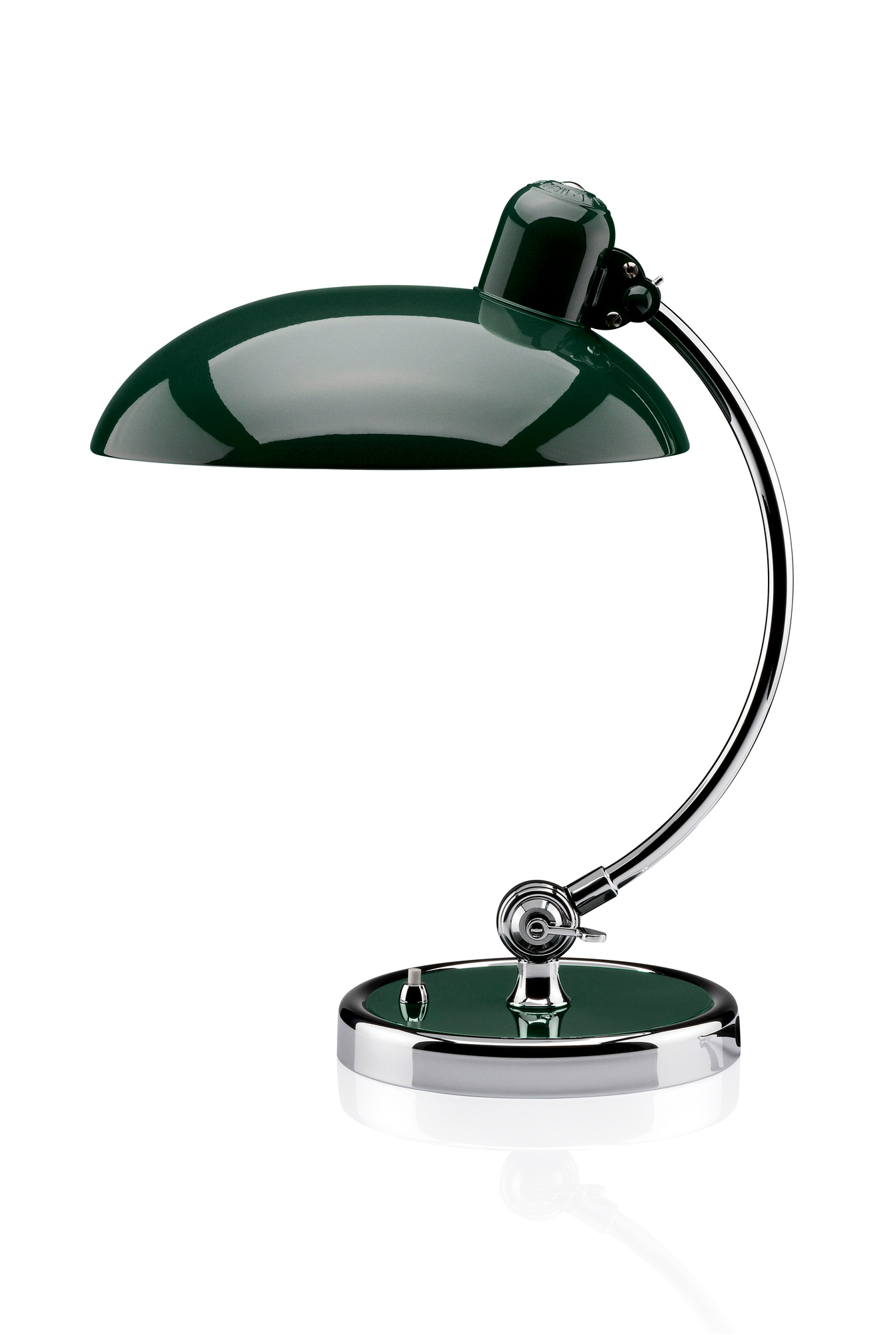 6631 T Luxus Tischleuchte KAISER idell Fritz Hansen dunkelgrün