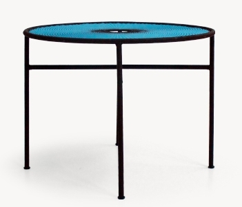 Banjooli Tisch M' Afrique Collection Moroso-Türkis / Braun