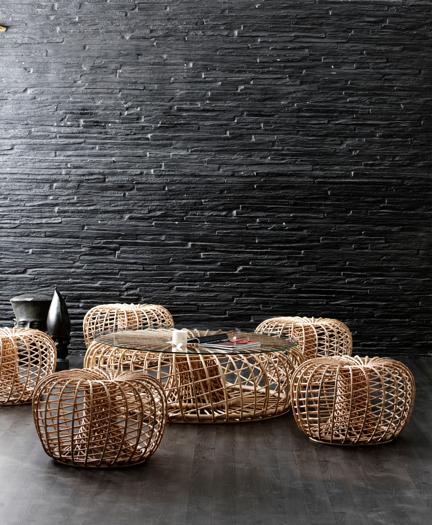 Nest Indoor Hocker Cane-Line