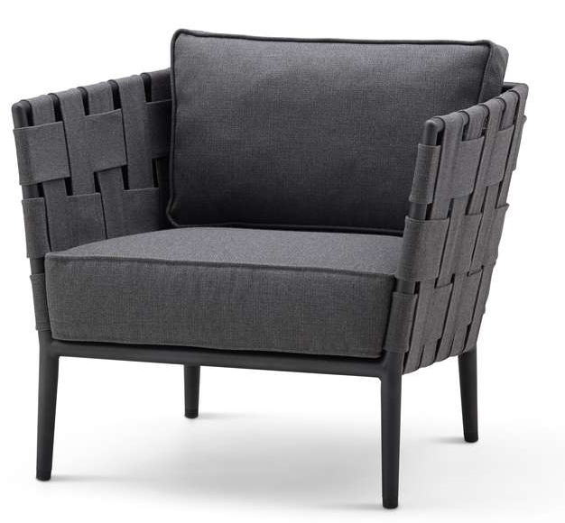 Conic Lounge Outdoor Sessel grau Cane-Line