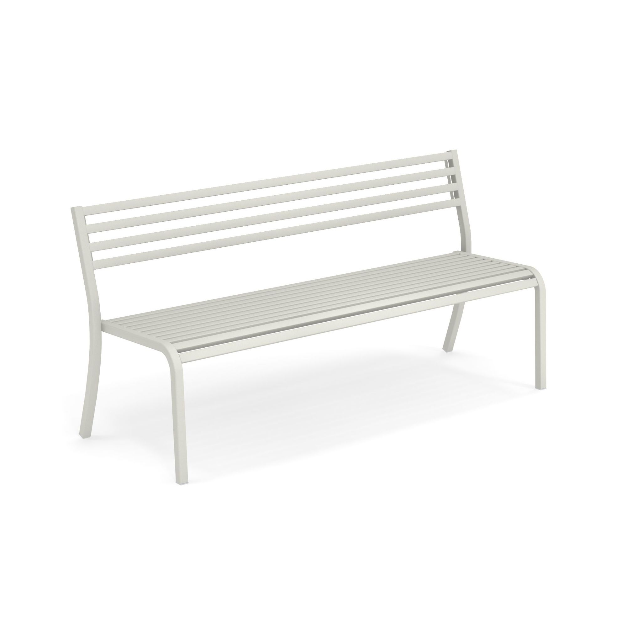 Segno Bank 168 cm Emu mattweiß