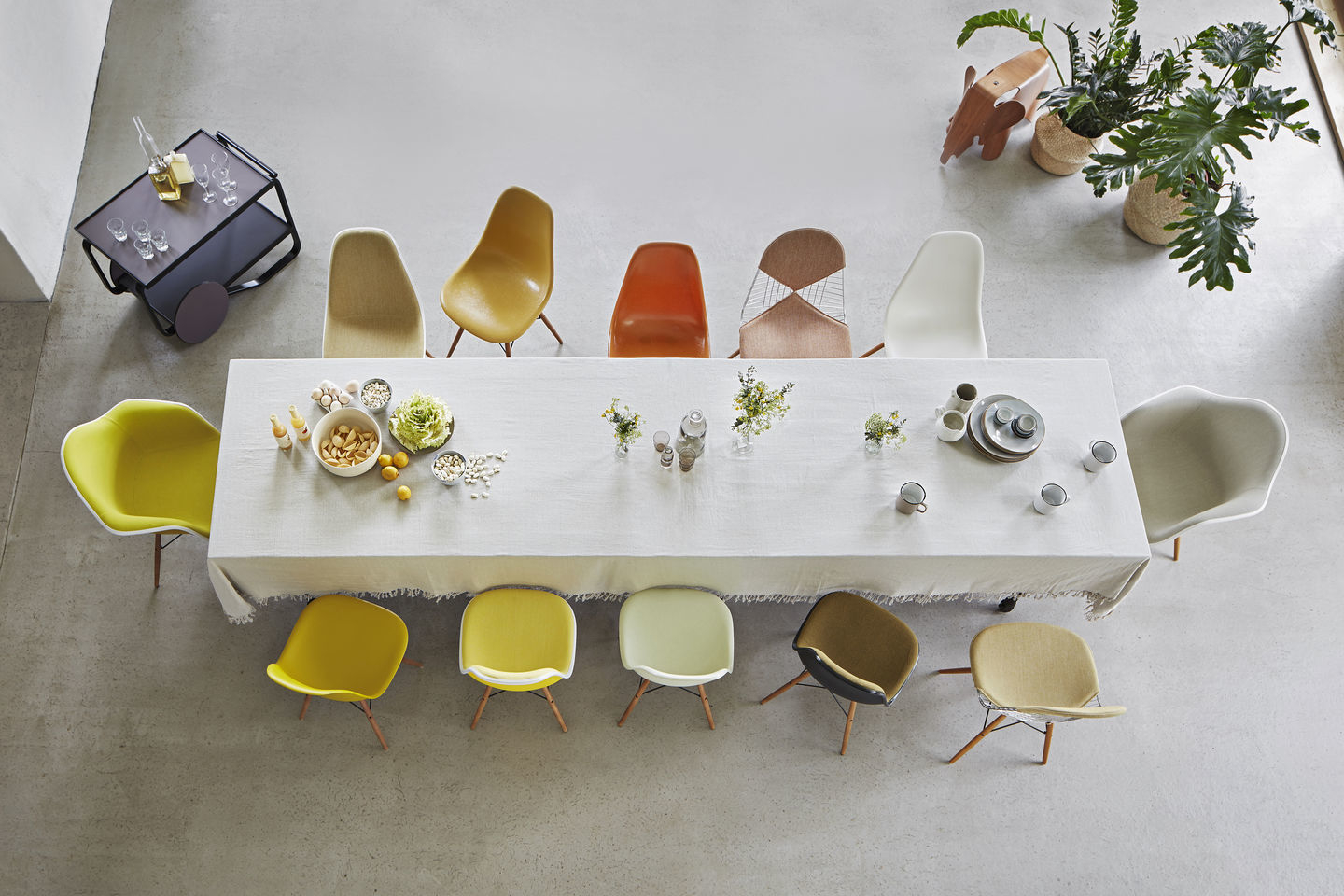 Eames Plastic Side Chair DSW Stuhl Vitra