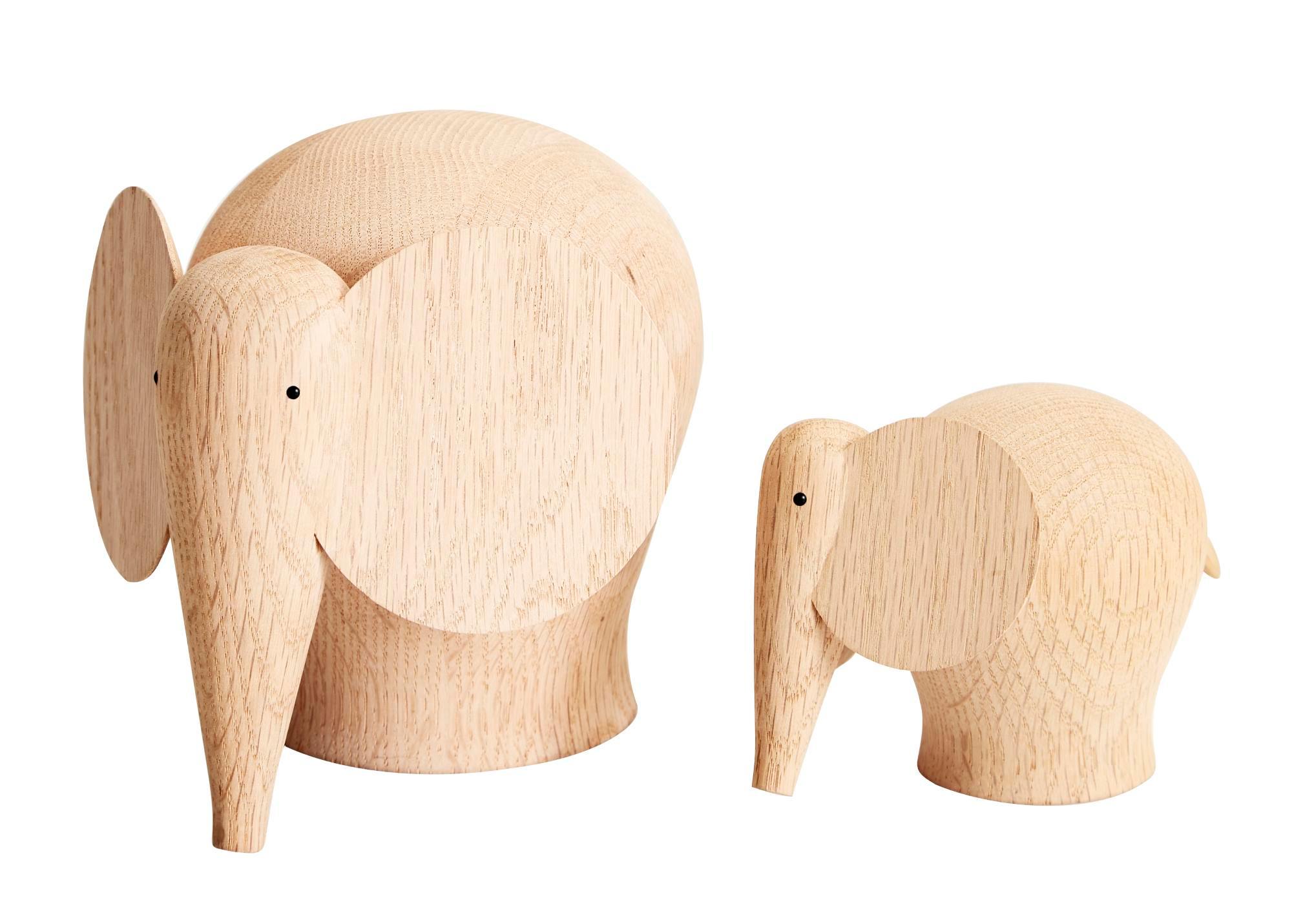 Nunu elephant Holzelefant groß Woud EINZELSTÜCK