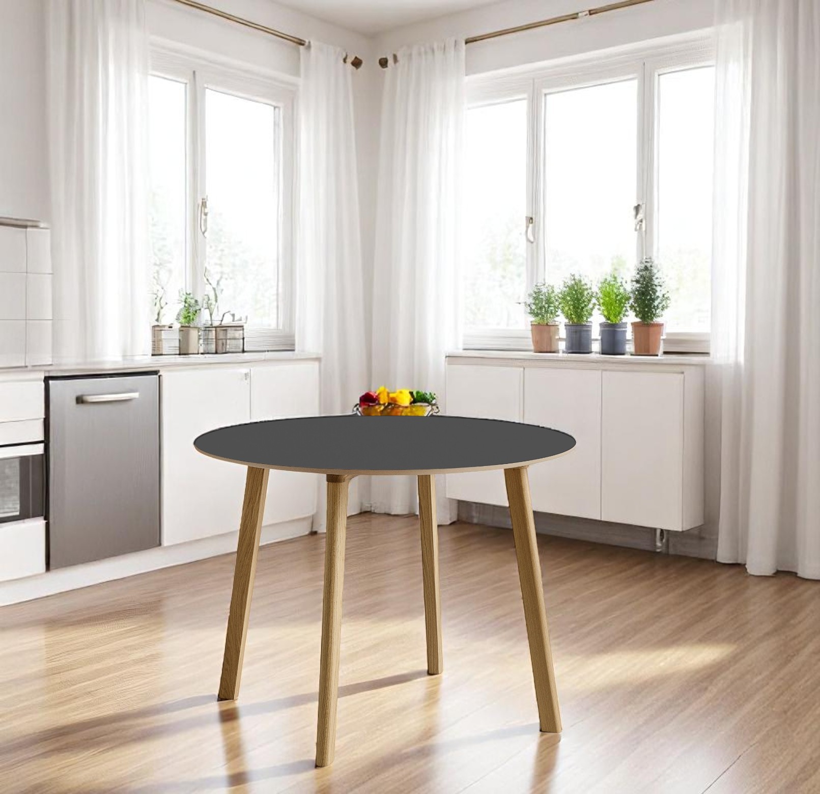 CPH DEUX 220 Table Tisch Ø98 cm Hay