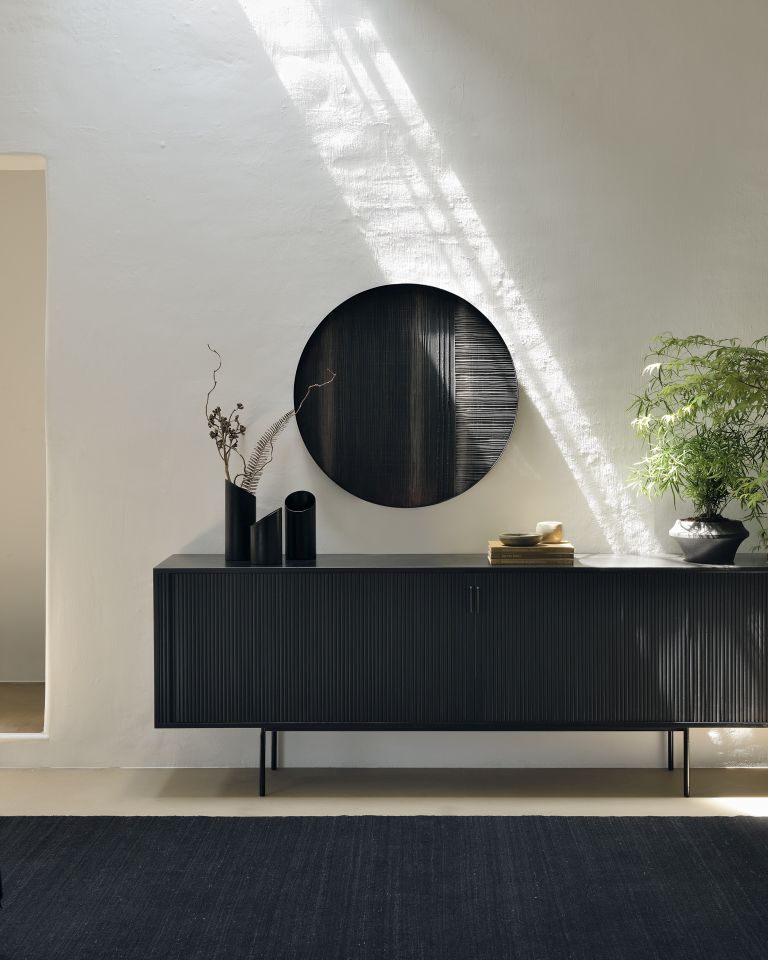 Roller Max Anrichte mit 2 Türen Teak schwarz Ethnicraft