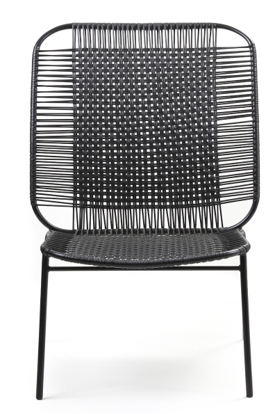 Cielo Lounge Chair High Lounge Stuhl hoch Outdoor ames Schwarz - Schwarz