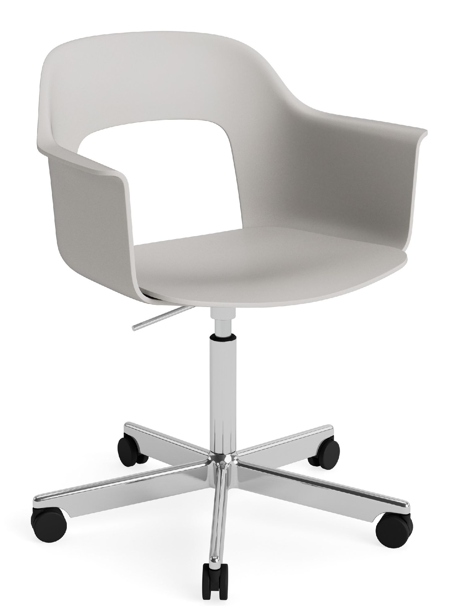 Layout Armchair 241 Armlehnstuhl 5-Sternfuß Drehmechanismus mit Gasfeder Hay