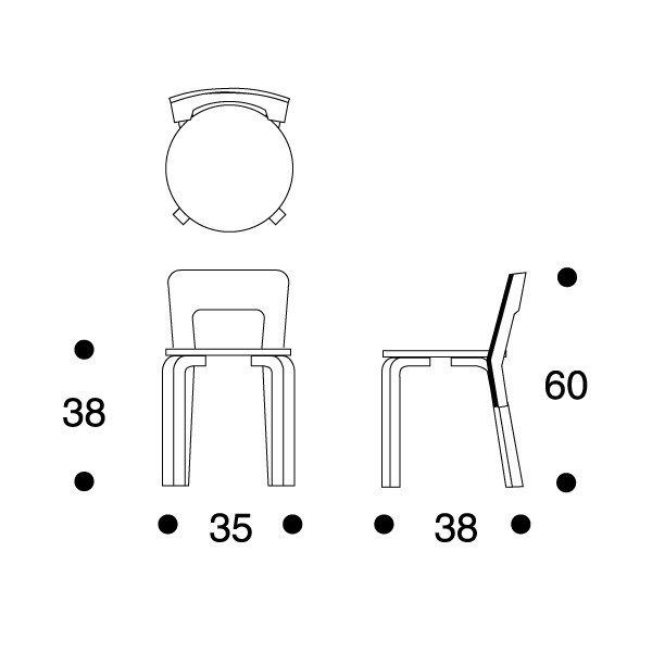 N65 Kinderstuhl Artek