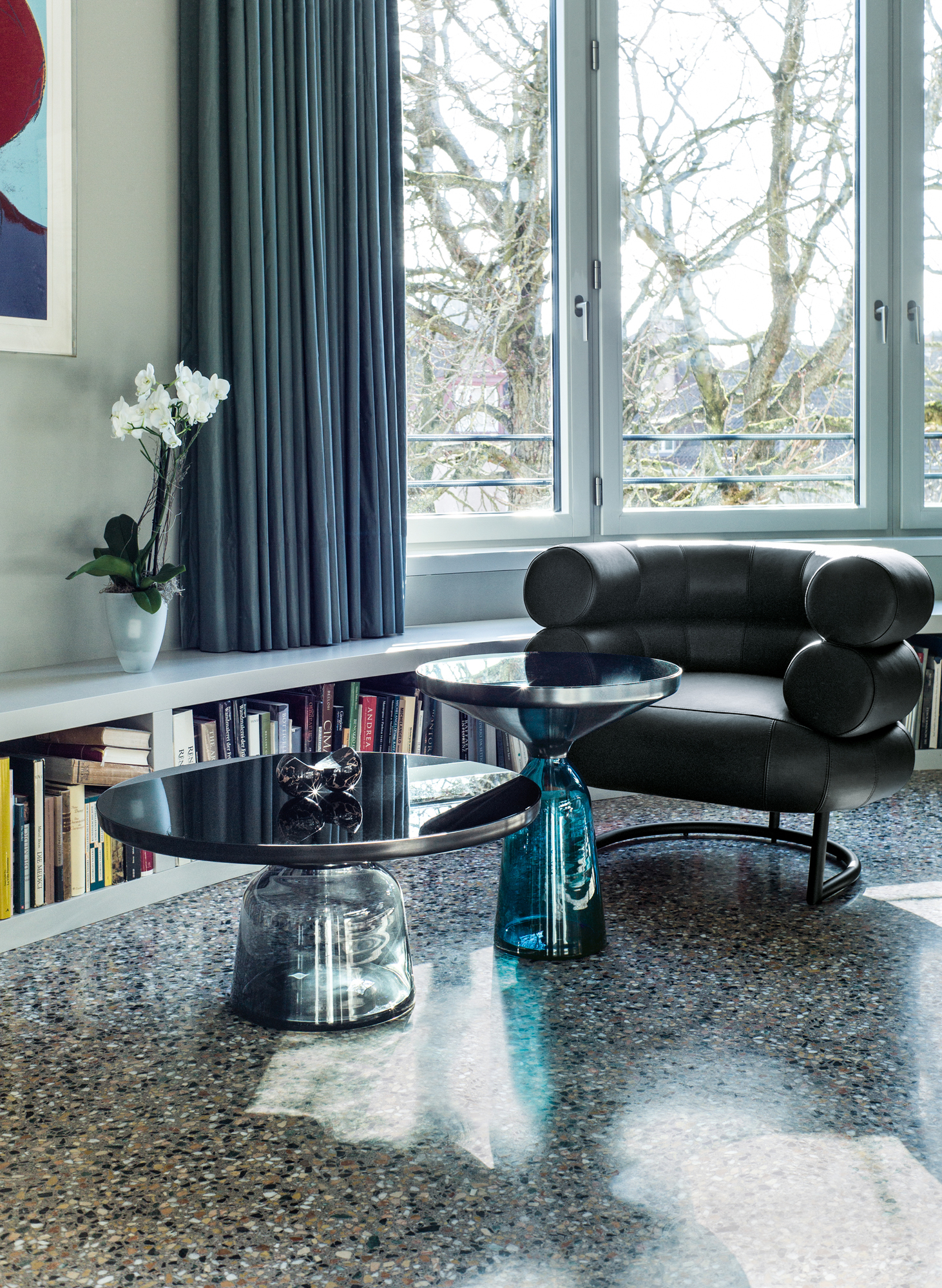 Bell Coffee Table Couchtisch Messing Olivgrün ClassiCon