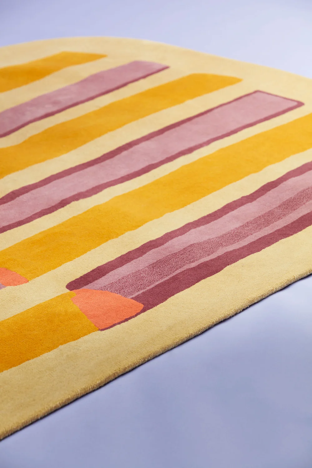 Parays Teppich Gelb-violett Kartell