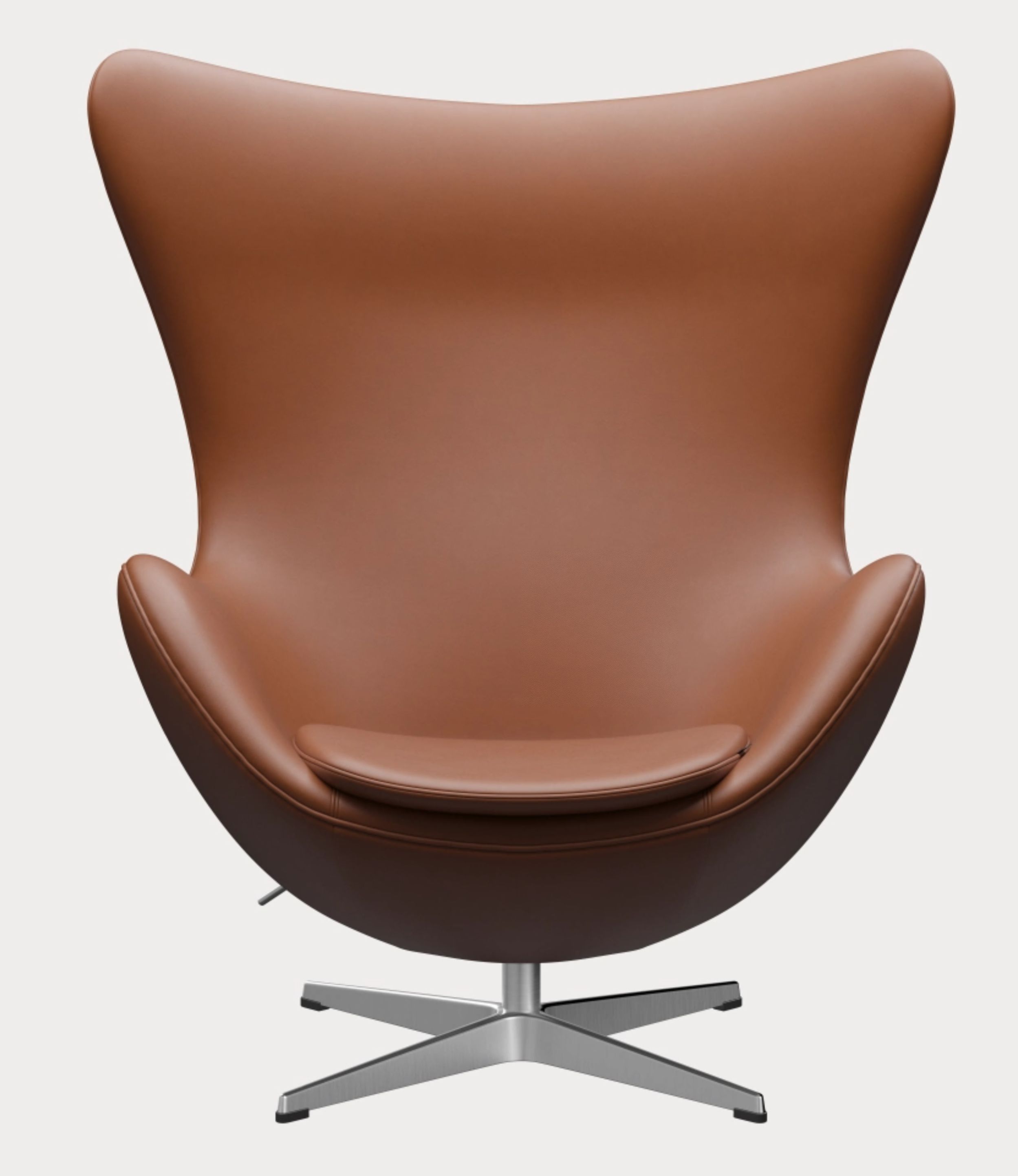 Egg Chair mit Hocker Aktionsmodell Essential Leder Fritz Hansen