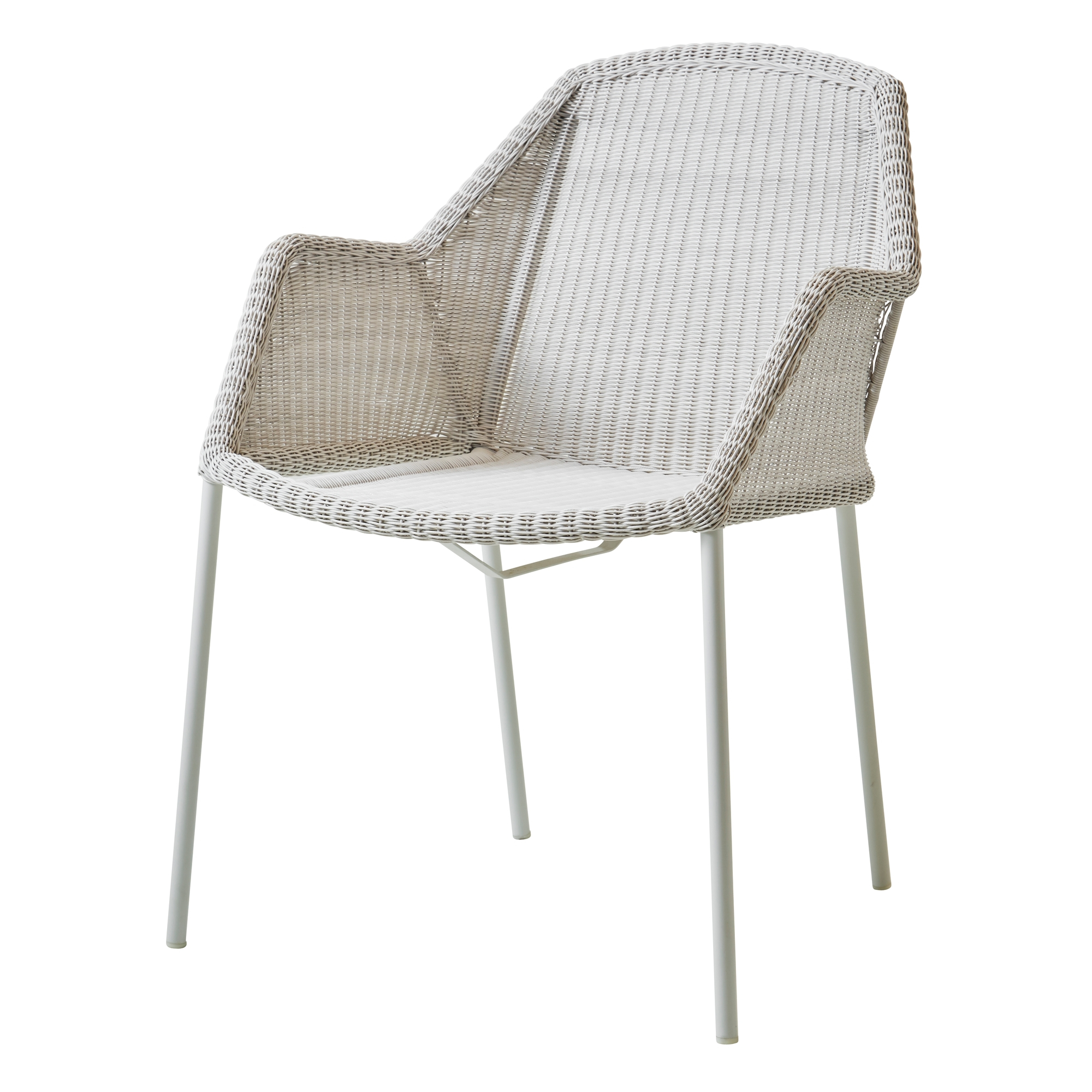 Breeze Outdoor Stuhl Vierfußgestell WEISS Cane-Line EINZELSTÜCK