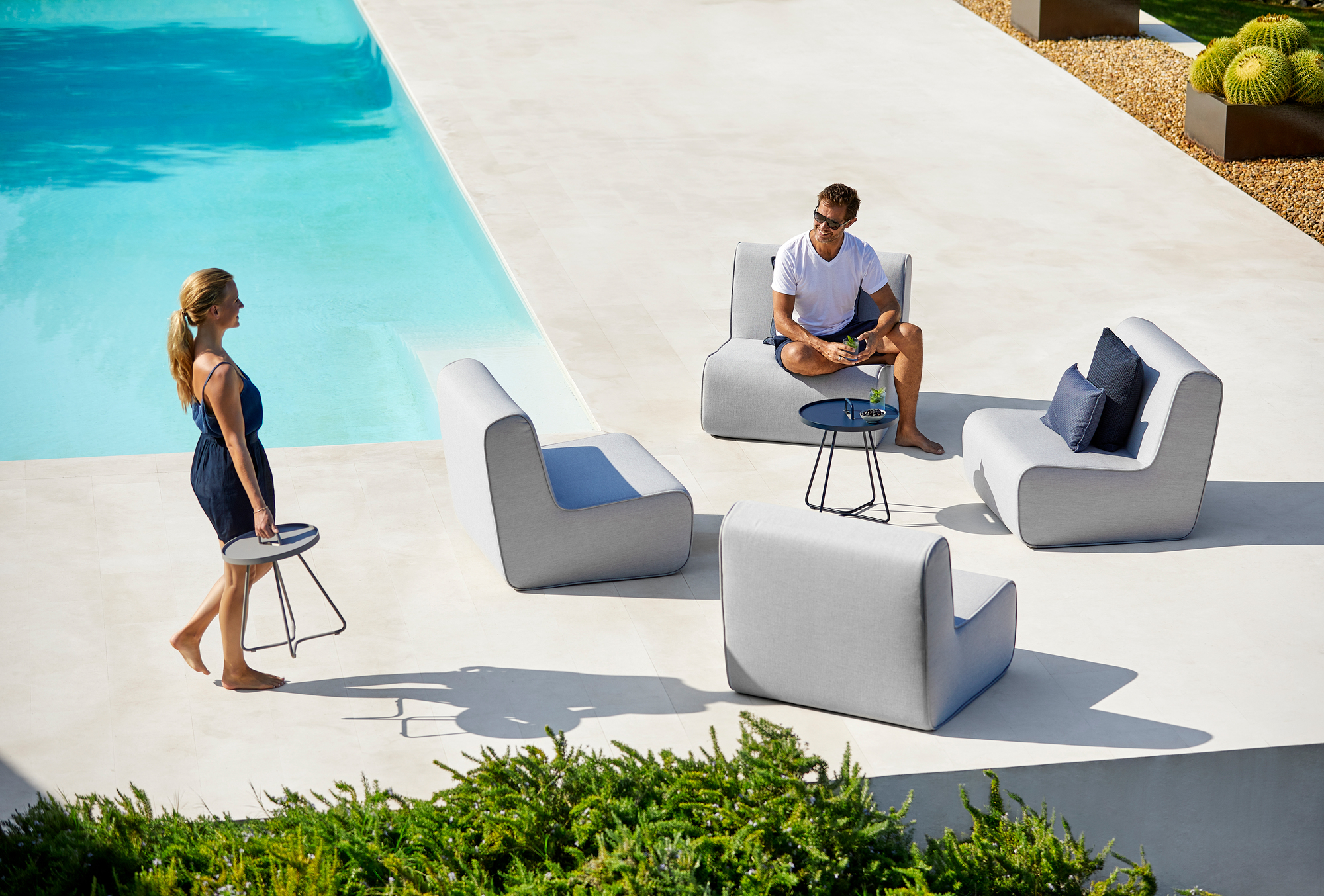 On-The-Move Outdoor Beistelltisch extra klein Cane-Line