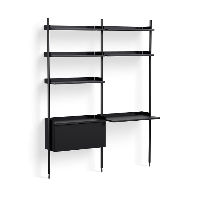 Pier System 12 2 Columns Regal Hay Schwarz-Schwarz