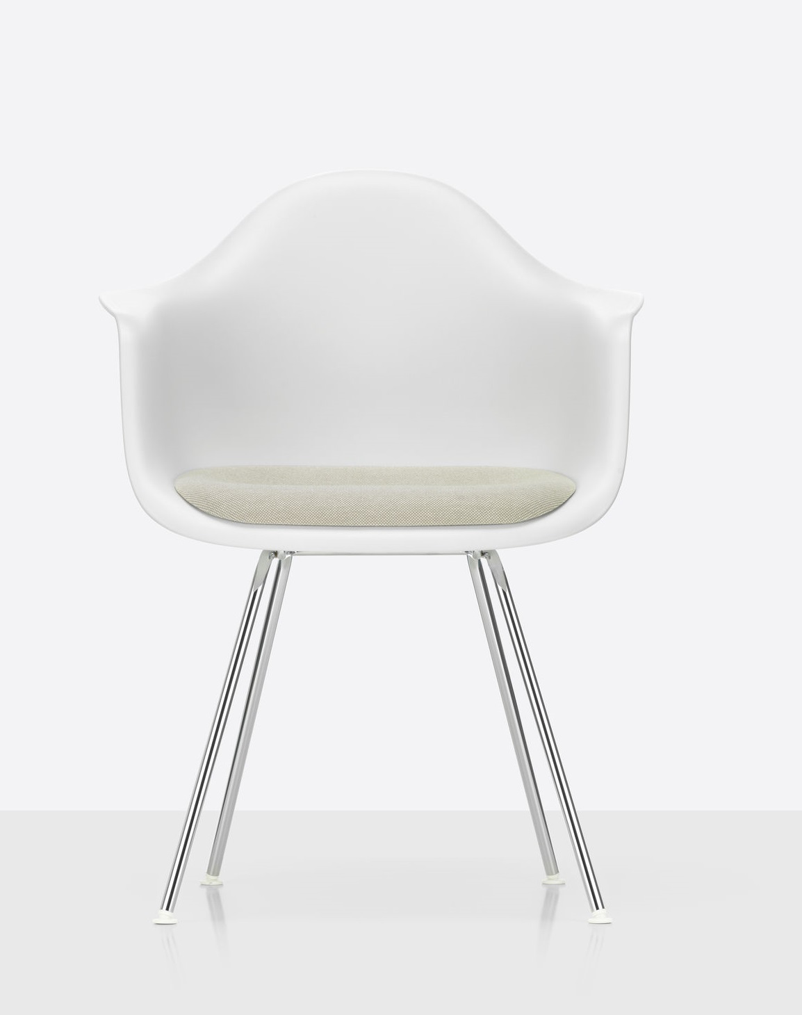 Eames Plastic Arm Chair DAX mit Sitzpolster Vitra