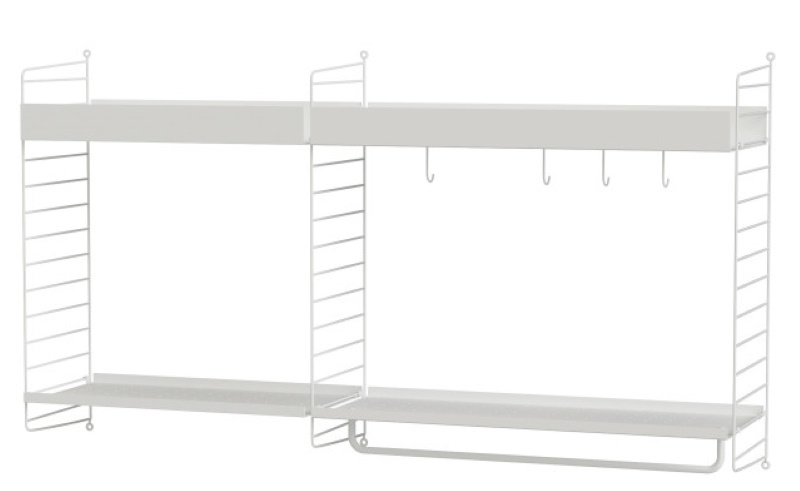 String Küche Wand Regalsystem A String Furniture 