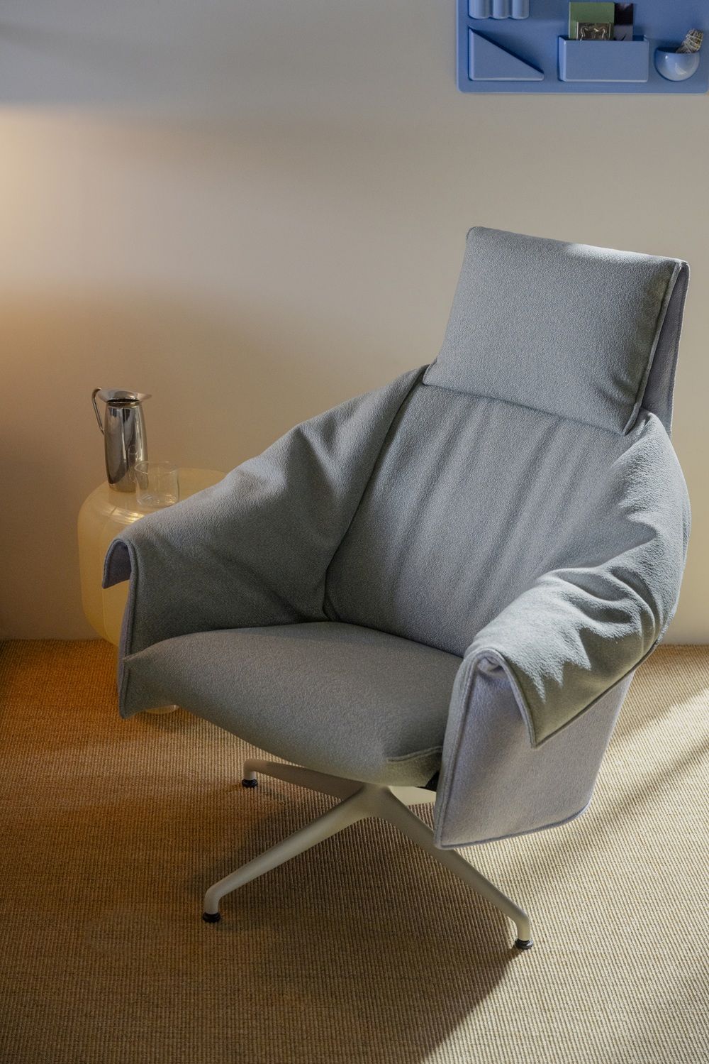 Bascule Highback Sessel mit Ottoman Vitra